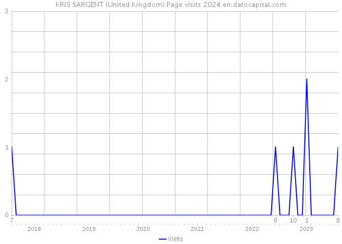 KRIS SARGENT (United Kingdom) Page visits 2024 