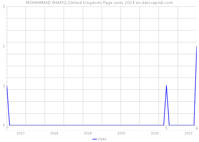 MOHAMMAD SHAFIQ (United Kingdom) Page visits 2024 