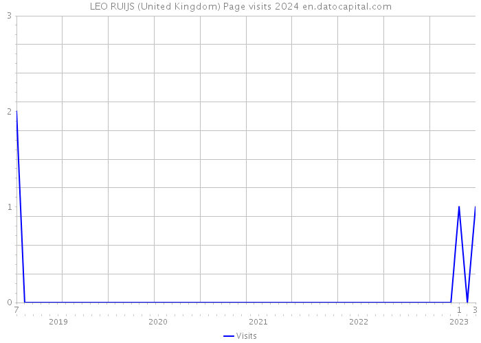 LEO RUIJS (United Kingdom) Page visits 2024 