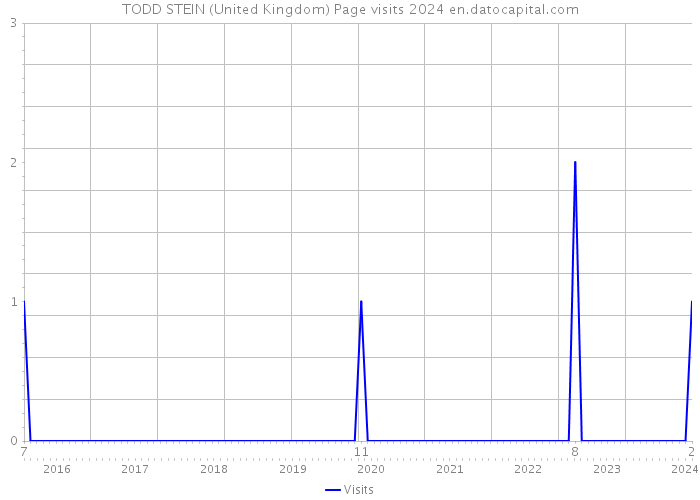 TODD STEIN (United Kingdom) Page visits 2024 
