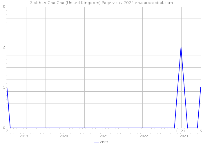 Siobhan Cha Cha (United Kingdom) Page visits 2024 