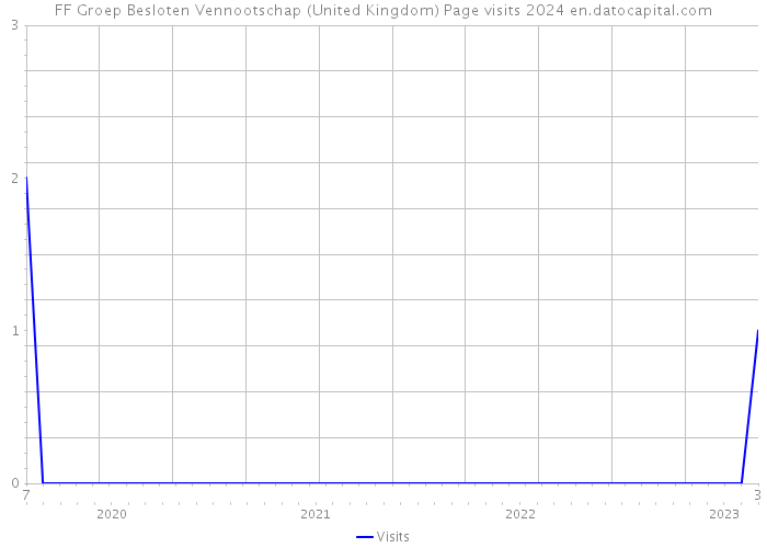 FF Groep Besloten Vennootschap (United Kingdom) Page visits 2024 