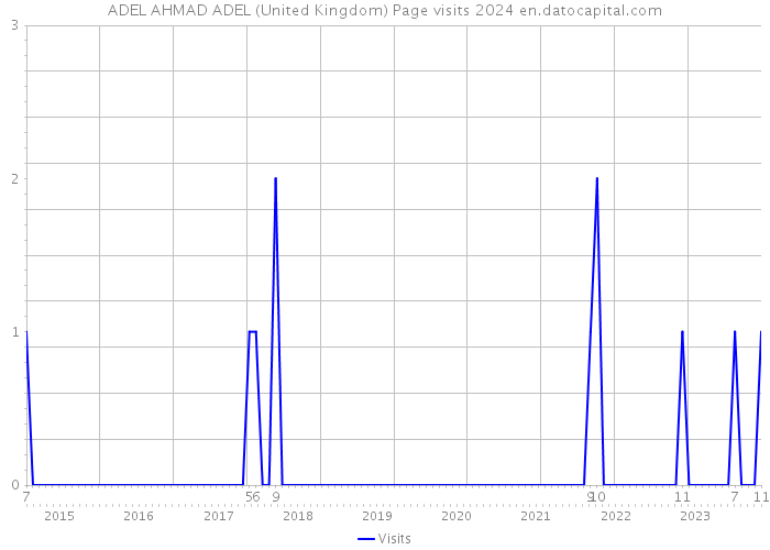 ADEL AHMAD ADEL (United Kingdom) Page visits 2024 