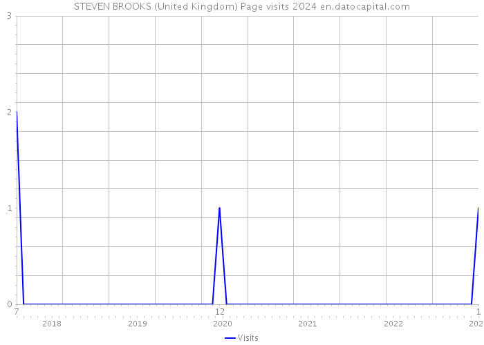 STEVEN BROOKS (United Kingdom) Page visits 2024 