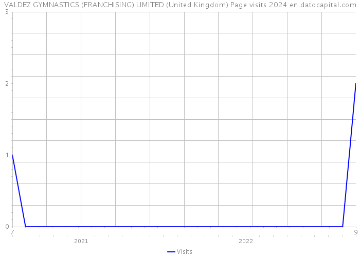 VALDEZ GYMNASTICS (FRANCHISING) LIMITED (United Kingdom) Page visits 2024 