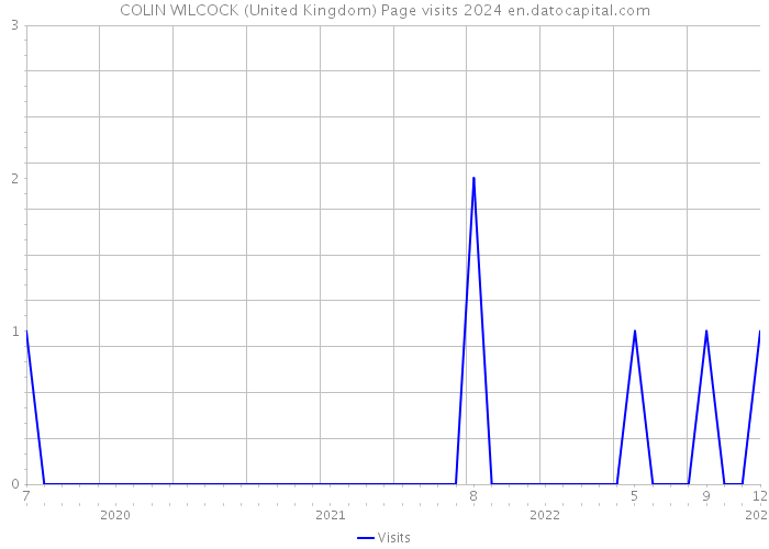 COLIN WILCOCK (United Kingdom) Page visits 2024 