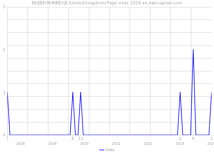 EILEEN BURBIDGE (United Kingdom) Page visits 2024 