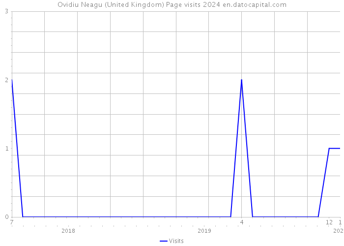 Ovidiu Neagu (United Kingdom) Page visits 2024 