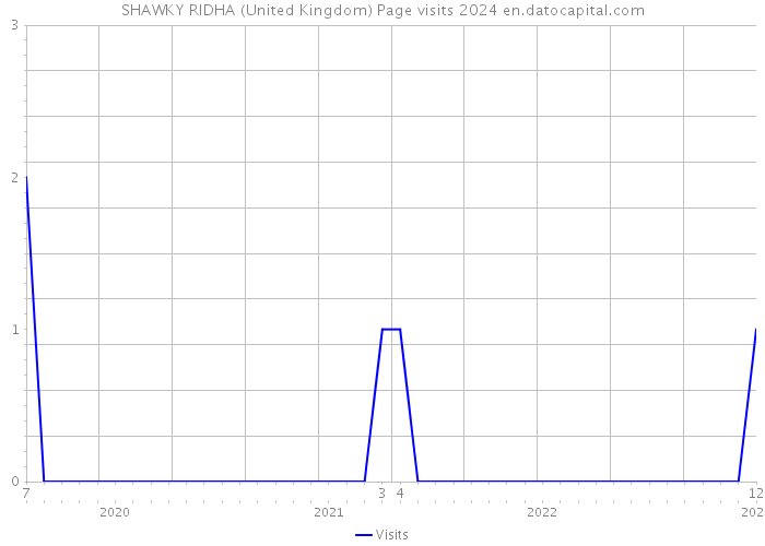 SHAWKY RIDHA (United Kingdom) Page visits 2024 