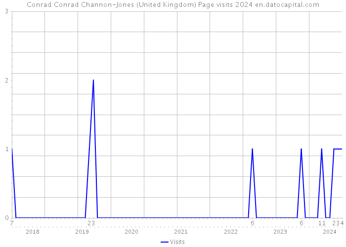 Conrad Conrad Channon-Jones (United Kingdom) Page visits 2024 