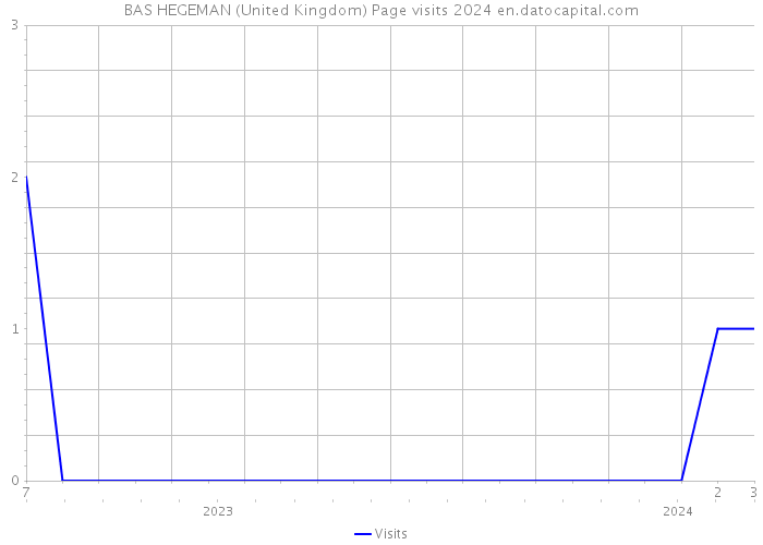 BAS HEGEMAN (United Kingdom) Page visits 2024 