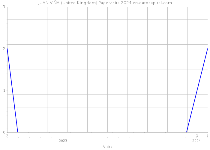 JUAN VIÑA (United Kingdom) Page visits 2024 