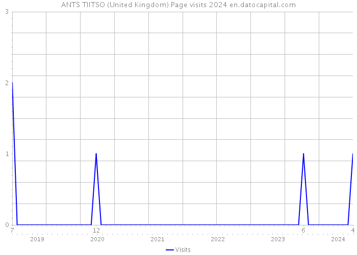 ANTS TIITSO (United Kingdom) Page visits 2024 