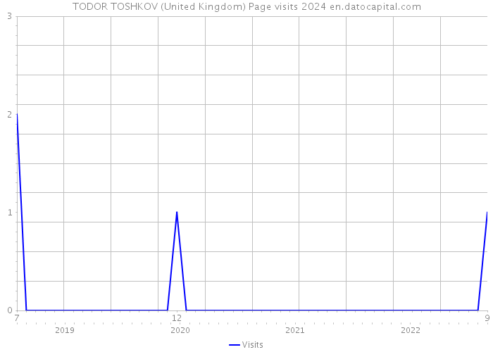 TODOR TOSHKOV (United Kingdom) Page visits 2024 