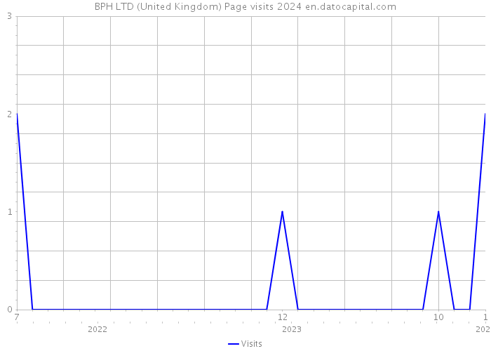 BPH LTD (United Kingdom) Page visits 2024 