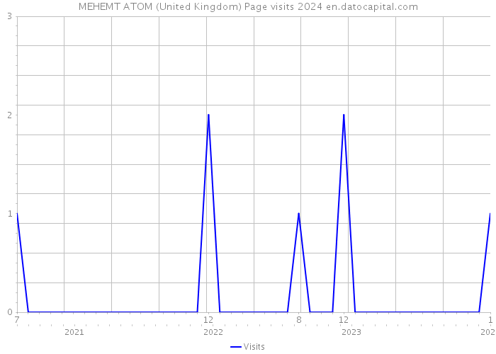 MEHEMT ATOM (United Kingdom) Page visits 2024 