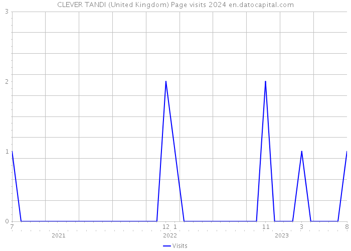 CLEVER TANDI (United Kingdom) Page visits 2024 