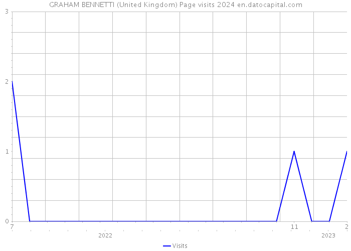 GRAHAM BENNETTI (United Kingdom) Page visits 2024 