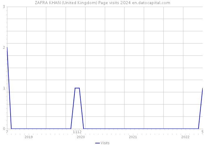 ZAFRA KHAN (United Kingdom) Page visits 2024 