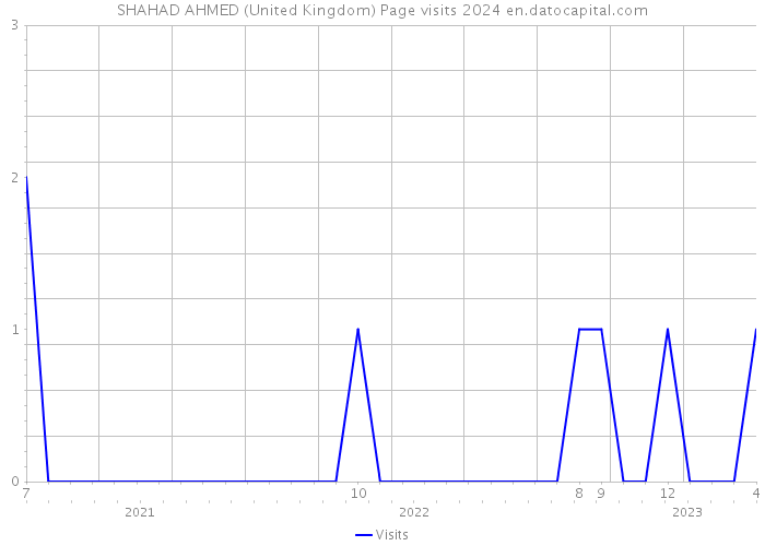 SHAHAD AHMED (United Kingdom) Page visits 2024 