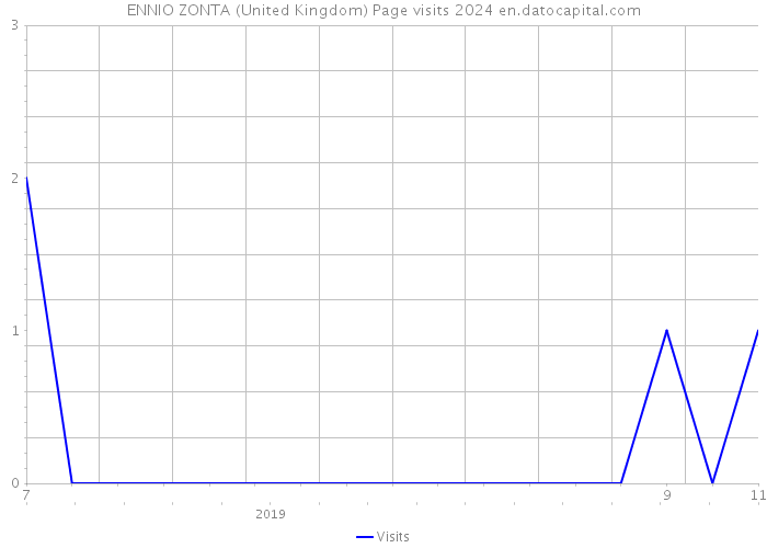 ENNIO ZONTA (United Kingdom) Page visits 2024 
