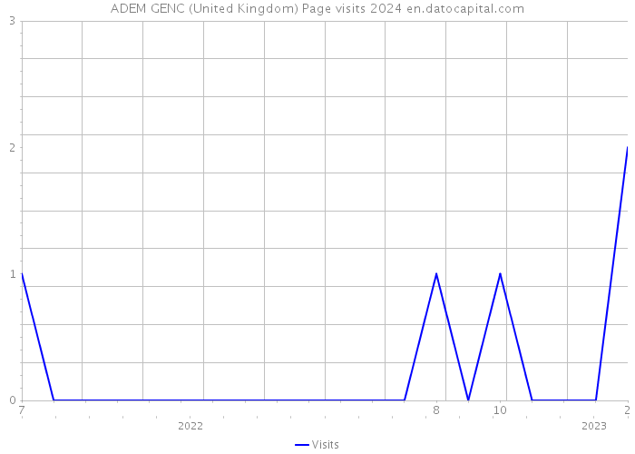 ADEM GENC (United Kingdom) Page visits 2024 