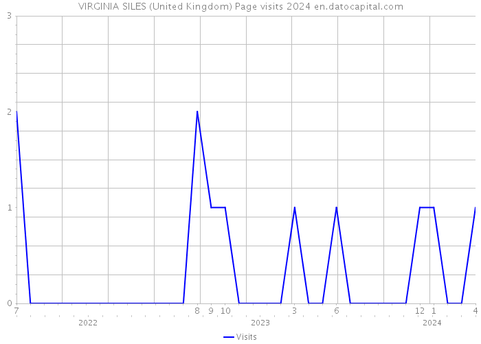 VIRGINIA SILES (United Kingdom) Page visits 2024 