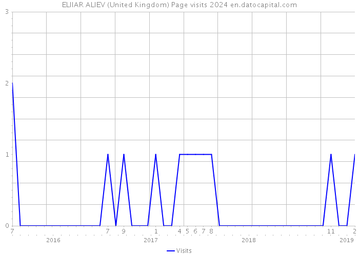 ELIIAR ALIEV (United Kingdom) Page visits 2024 