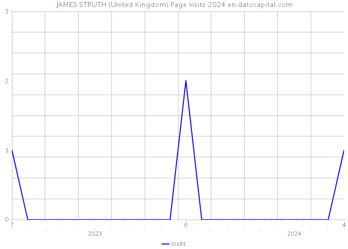 JAMES STRUTH (United Kingdom) Page visits 2024 