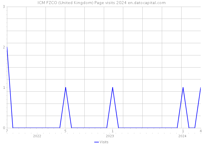 ICM FZCO (United Kingdom) Page visits 2024 