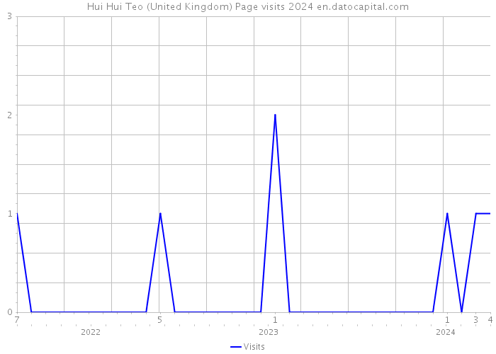 Hui Hui Teo (United Kingdom) Page visits 2024 