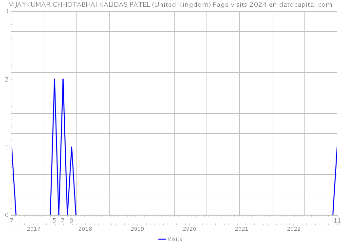 VIJAYKUMAR CHHOTABHAI KALIDAS PATEL (United Kingdom) Page visits 2024 