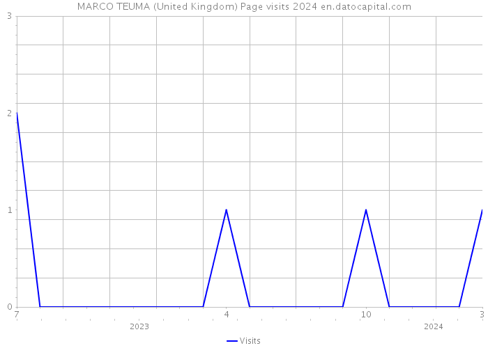 MARCO TEUMA (United Kingdom) Page visits 2024 