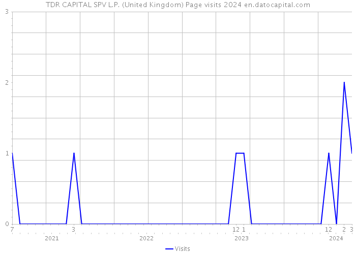 TDR CAPITAL SPV L.P. (United Kingdom) Page visits 2024 
