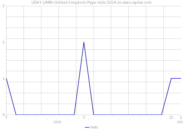UDAY LIMBU (United Kingdom) Page visits 2024 