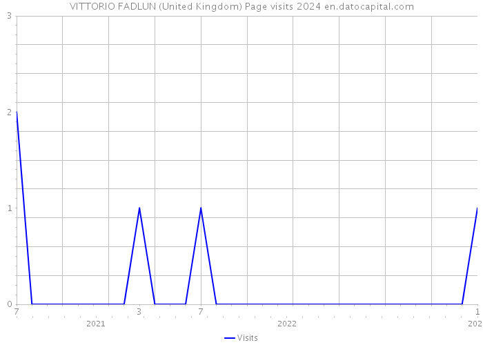 VITTORIO FADLUN (United Kingdom) Page visits 2024 