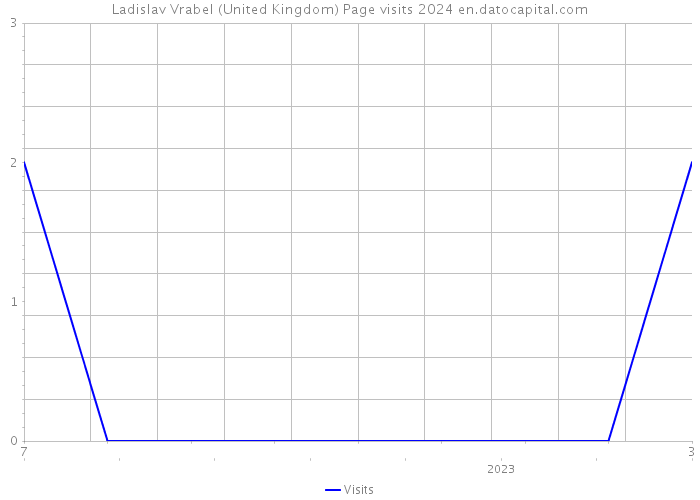 Ladislav Vrabel (United Kingdom) Page visits 2024 