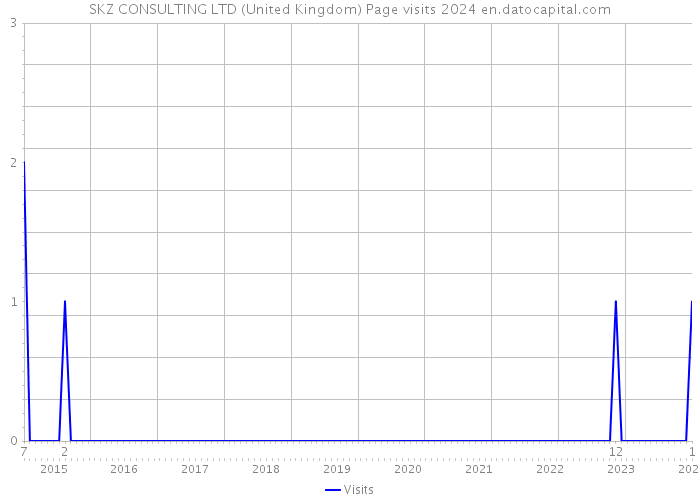 SKZ CONSULTING LTD (United Kingdom) Page visits 2024 
