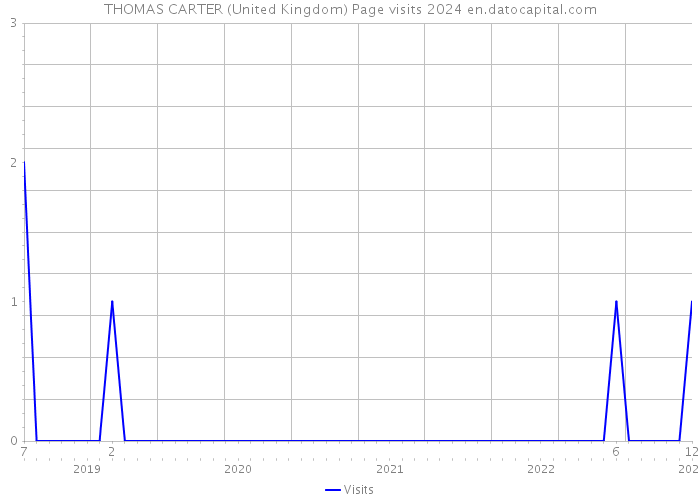 THOMAS CARTER (United Kingdom) Page visits 2024 