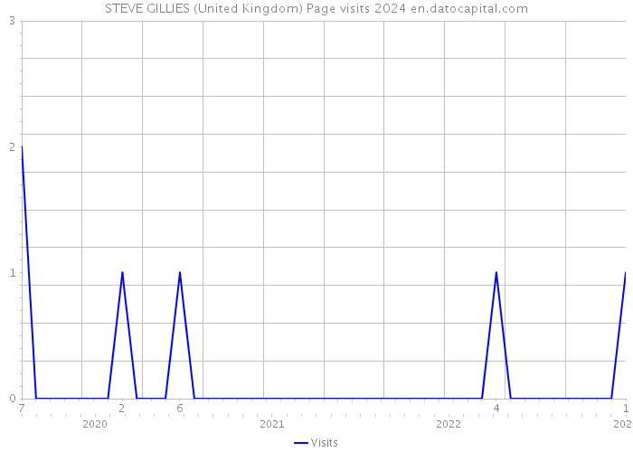 STEVE GILLIES (United Kingdom) Page visits 2024 