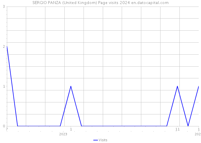 SERGIO PANZA (United Kingdom) Page visits 2024 