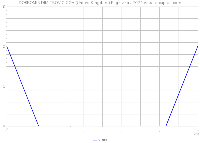 DOBROMIR DIMITROV GIGOV (United Kingdom) Page visits 2024 