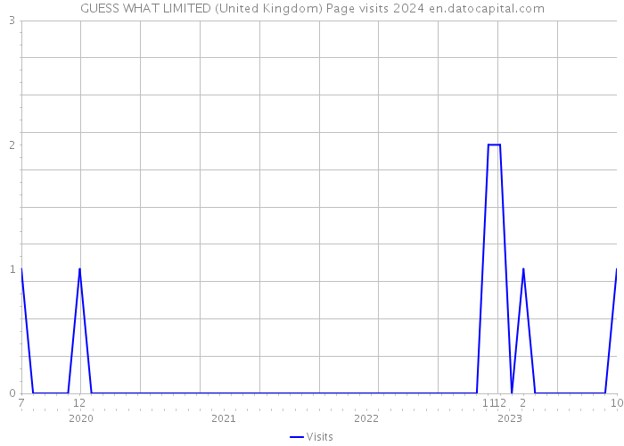 GUESS WHAT LIMITED (United Kingdom) Page visits 2024 