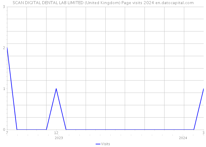 SCAN DIGITAL DENTAL LAB LIMITED (United Kingdom) Page visits 2024 