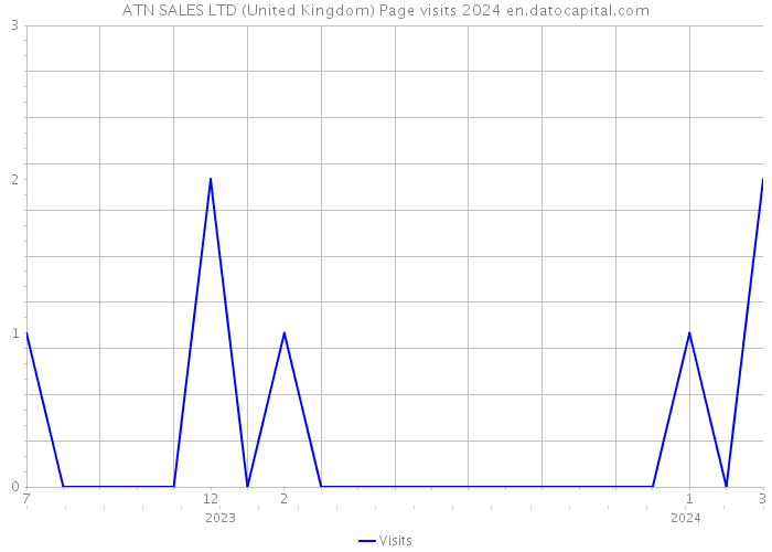 ATN SALES LTD (United Kingdom) Page visits 2024 
