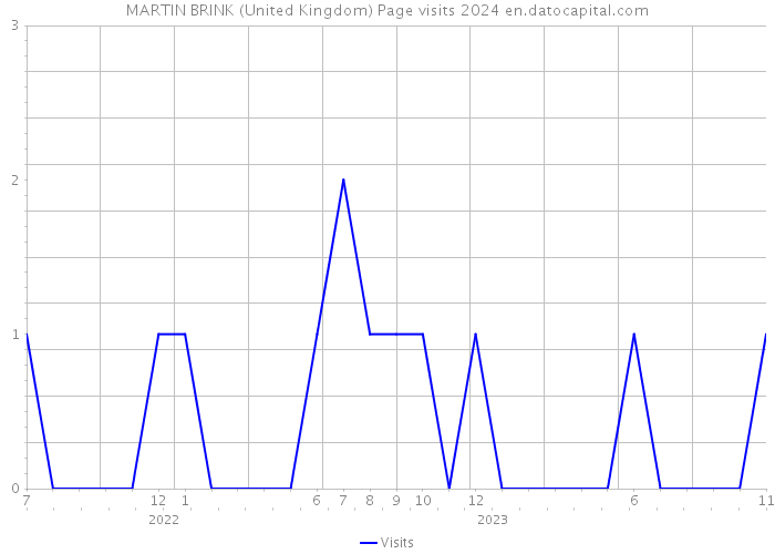 MARTIN BRINK (United Kingdom) Page visits 2024 