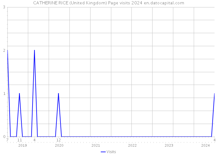 CATHERINE RICE (United Kingdom) Page visits 2024 