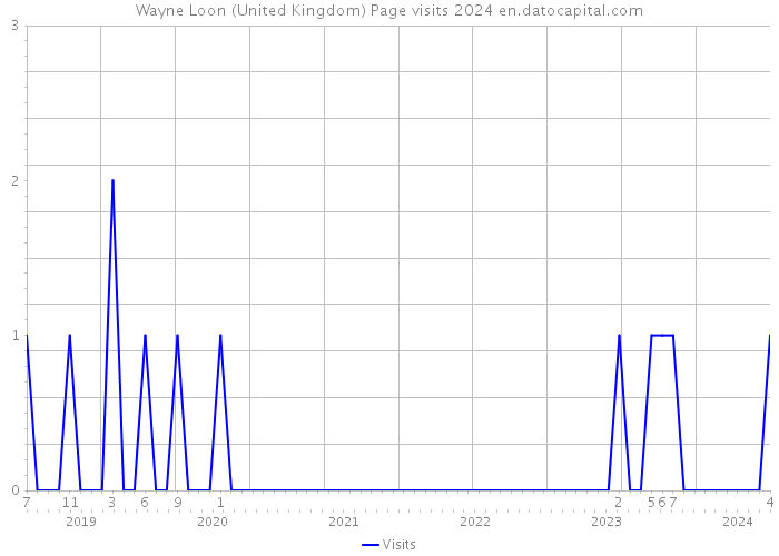 Wayne Loon (United Kingdom) Page visits 2024 