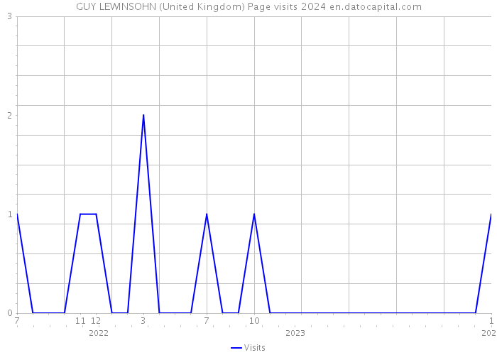 GUY LEWINSOHN (United Kingdom) Page visits 2024 