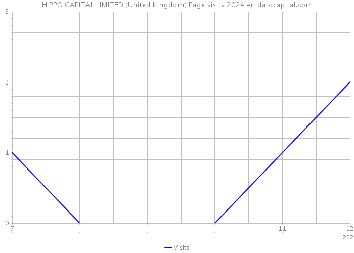 HIPPO CAPITAL LIMITED (United Kingdom) Page visits 2024 